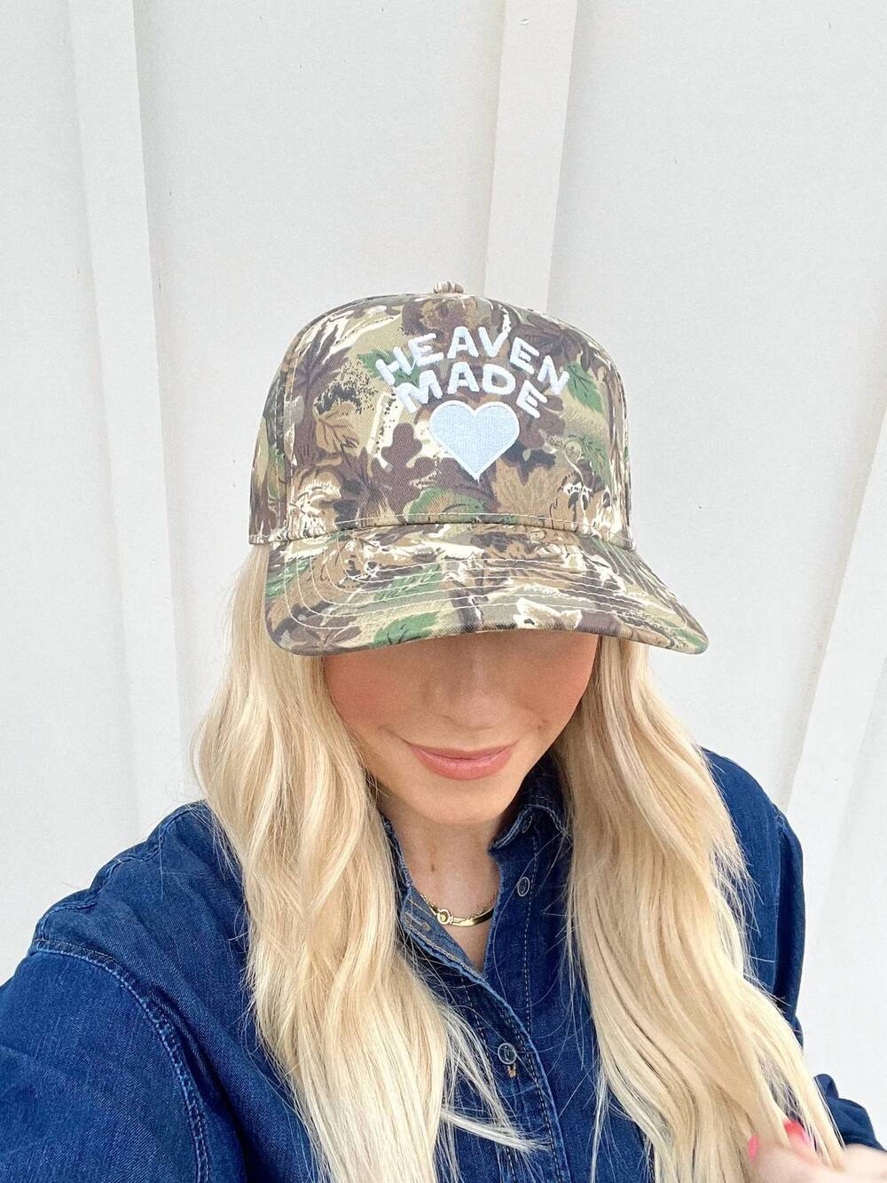 NEW RUBYMOON unisex the heaven made hat in camouflage